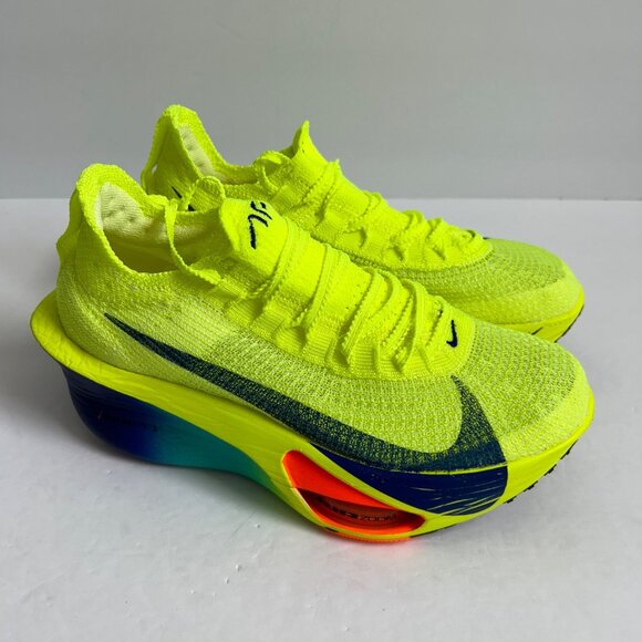 NEW Nike Womens Air Zoom Alphafly Next% 3 Running Shoes FD8315-700 Size 7 Volt - Picture 3 of 9